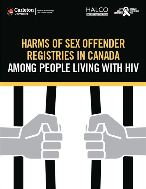 Harms Of Sex Offender Registries In Canada Among People Living With HIV