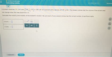 Solved A NAKED MATERIAL Veronica A Student Dissolves 18 G Chegg