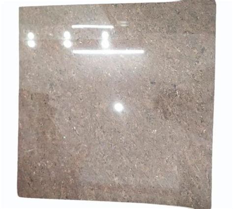 Polished Brown Double Charge Vitrified Floor Tile X Feet X Mm