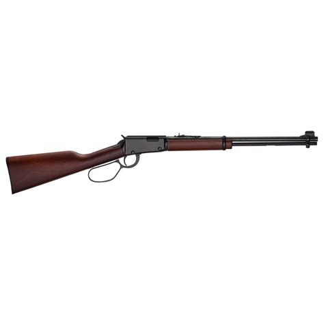 Henry Repeating Arms Henry Large Loop Lever Action Rifle 22 S L Lr 18 25 Barrel Black