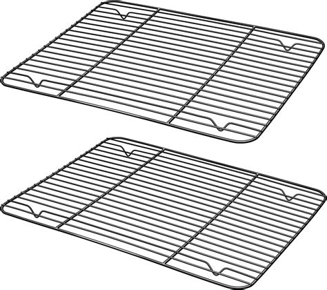 Amazon TeamFar Cooling Rack Set Of 2 11 7 X 9 Coated