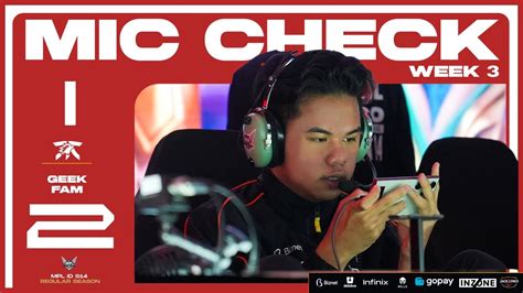 Adu Mekanik Bersama Fnatic Onic Nice Try Mic Check Onic Vs Geek Fam