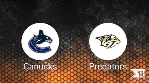 Canucks Vs Predators Tv Channel And Live Stream Info Nhl Playoffs