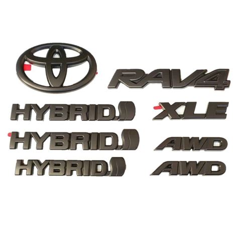 Genuine Toyota Rav4 Black Emblem Overlays Pt948 42197 02 Frontier Toyota