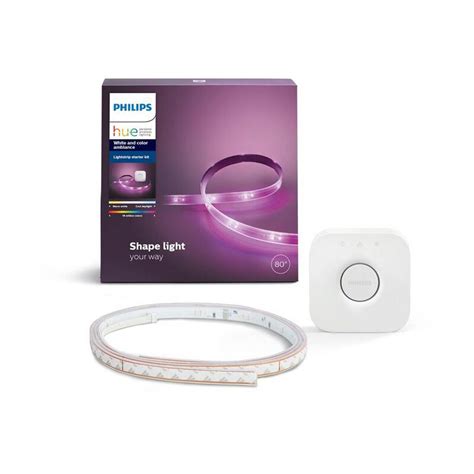 Philips Hue White And Color Ambiance Lightstrips Plus Starter Kit