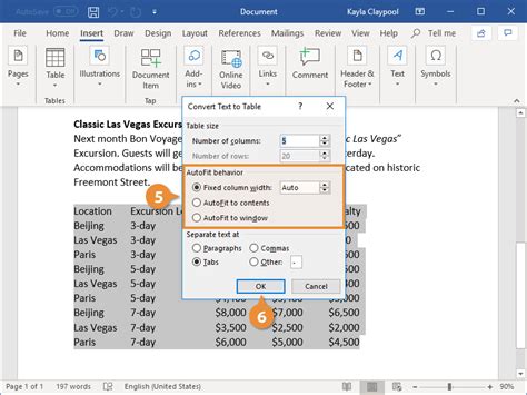 Convert Table To Text In Word CustomGuide