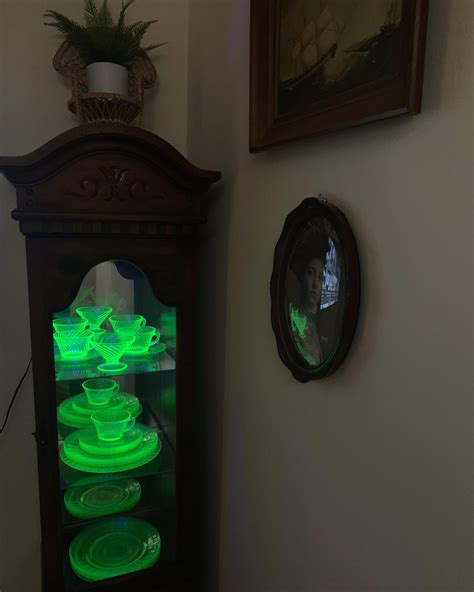 Finally Displaying My Uranium Glass Collection 😭💚 Rantiques