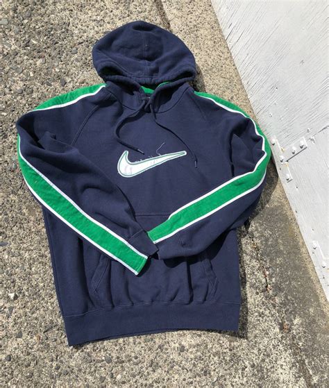 Nike Vintage Y2k Nike Big Swoosh Essential Hoodie Grailed