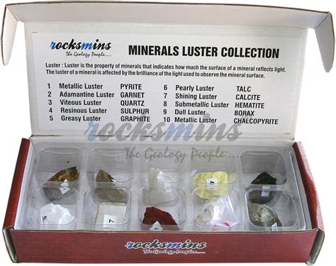 Minerals Luster Collection Rocksmins Sets