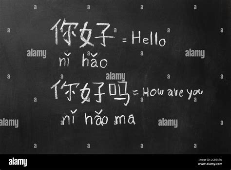 Learning chinese alphabet "pinyin" in class room Stock Photo - Alamy 