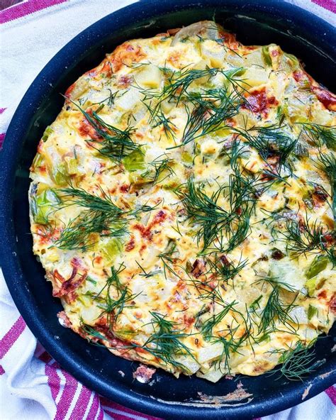 Leek And Potato Frittata Recipe