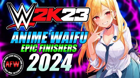 TOP 10 ANIME WAIFU EPIC FINISHERS WWE 2K23 MARIN KITAGAWA SLAMS HER