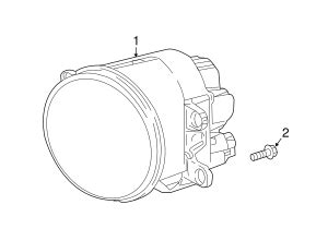 Toyota Fog Lamp Assembly E Toyota Parts Center