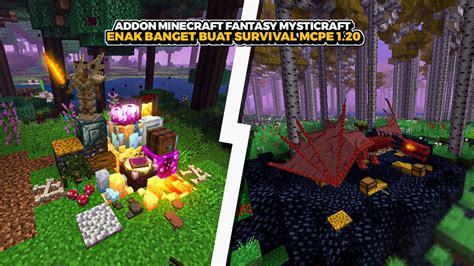 ADDON MINECRAFT FANTASY MYSTICRAFT KREN BANGET UNTUK SURVIVAL MCPE 1