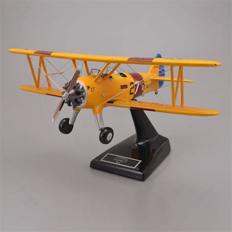 Custom Made Stearman Boeing PT 18 Kaydet Model Plane Factory Direct