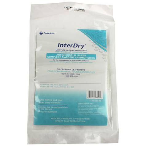 InterDry Antimicrobial Silver Fabric Dressing