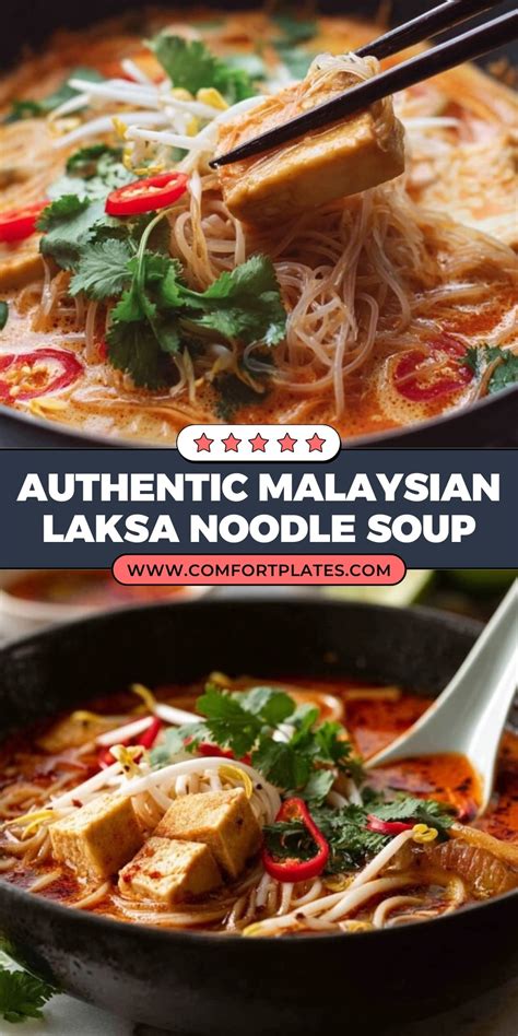 laksa noodle soup irresistible authentic malaysian flavor
