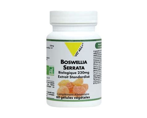 Boswellia Serrata Extrait Standardis Mg G Lules Vit All