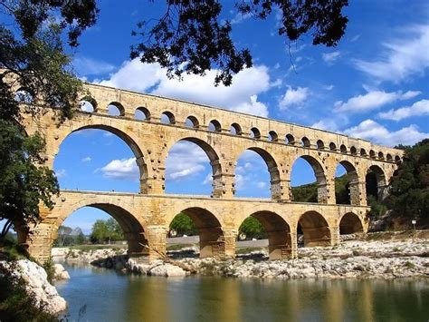 Early Empire Pont Du Gard Near Nimes France C Bce The Romans