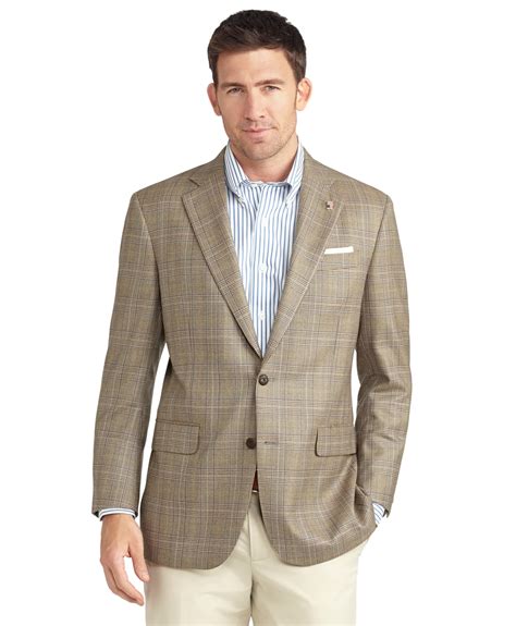 Lyst Brooks Brothers Madison Fit Two Button Saxxon Wool Plaid