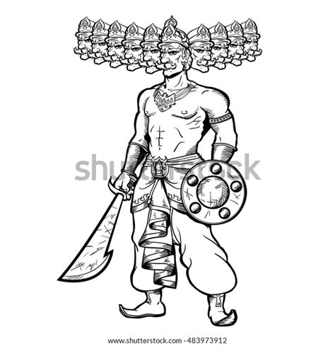 Ravan Sketches Sketch Coloring Page