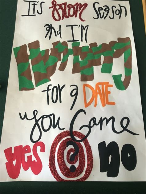 Homecoming Asking Poster