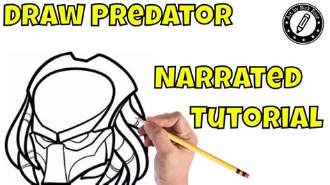 Draw The Predator Maskhow To Draw The Predatornarrated Tutorialdraw