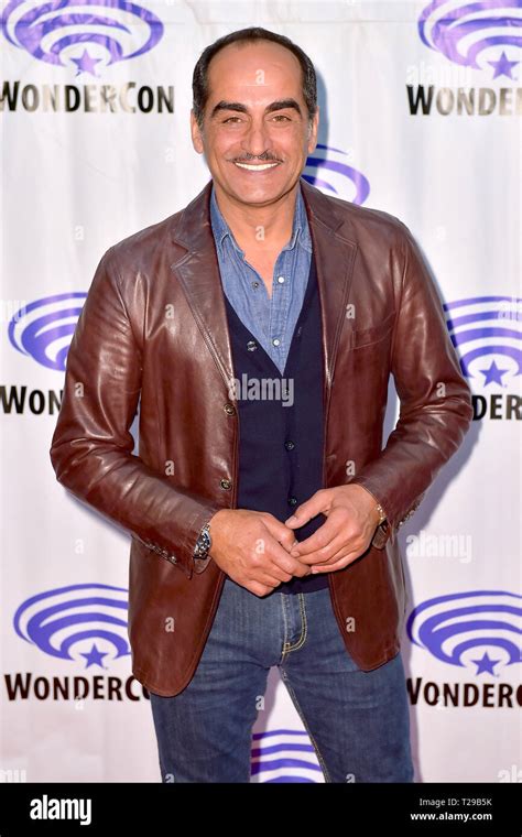 Navid Negahban At The Photocall For The Fx Tv Series Legion At The Wondercon 2019 At The