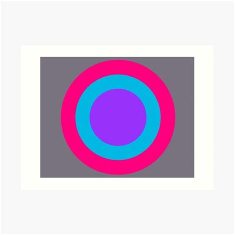 Androgyne Pride Flag Circle Art Print For Sale By Kiippers Redbubble