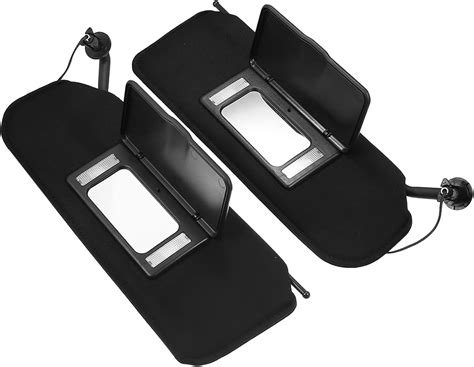 Amazon X AUTOHAUX 1 Set Sun Visor With LED Lights Sunvisors