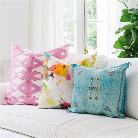 Palm Pink 22x22 Pillow Laura Park