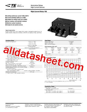 V23132-A2001-A200 Datasheet(PDF) - TE Connectivity Ltd