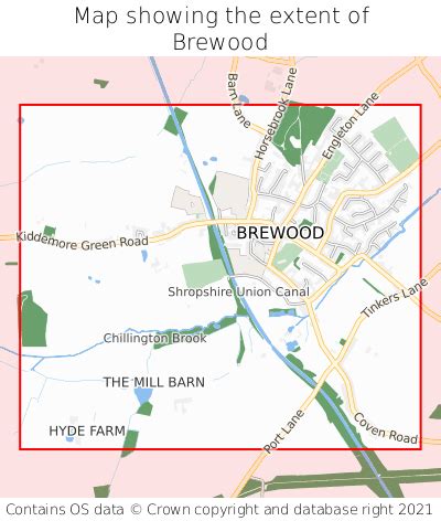 Where is Brewood? Brewood on a map