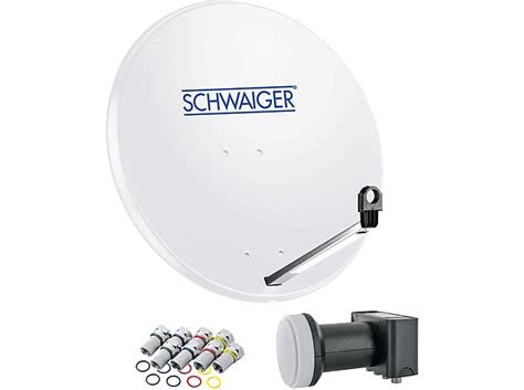 Schwaiger Sat Anlage Aus Stahl Cm Quad Lnb Mediamarkt