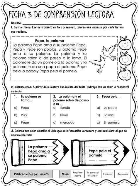 40 Fichas de Comprensión Lectora Materiales Educativos para Maestras