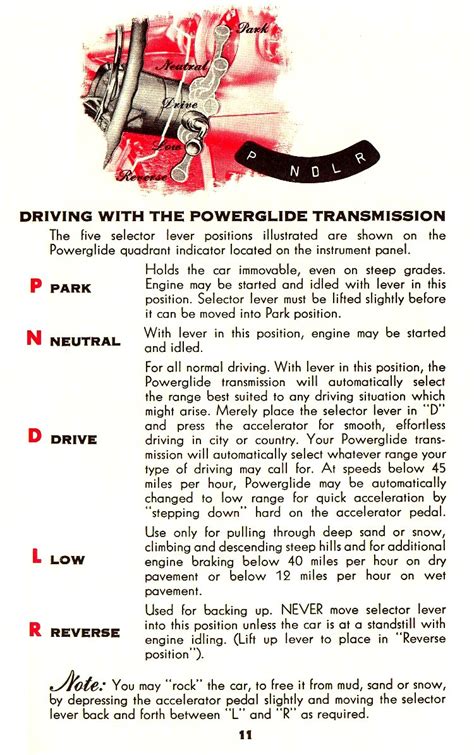 1957 Chevy Owners Manual