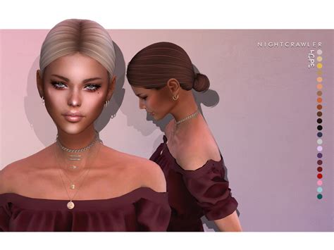 Nightcrawler Sims Nightcrawler Hope Hair Sims Hair Sims Womens