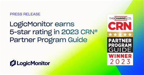 Logicmonitor Earns 5 Star Rating In 2023 Crn® Partner Program Guide