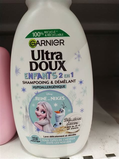 Composition GARNIER Ultra doux Shampooing et démêlant enfants 2 en 1