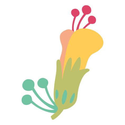 Diseño Png Y Svg De Ilustración De Doodle De Flor Para Camisetas