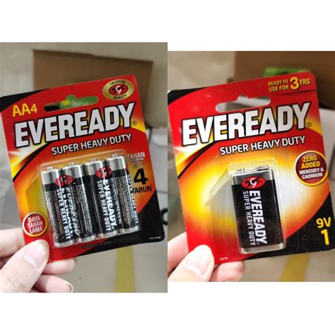 Eveready® Super Heavy Duty Battery Carbon Zinc Batteries Aa Aaa And 9v