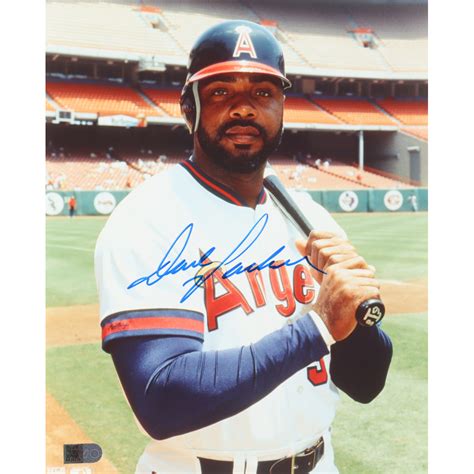 Dave Parker Signed Angels X Photo Aiv Pristine Auction