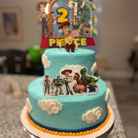 Toy Story Shaker Cake Topper Woody And Buzz Cake Topper Toy Story