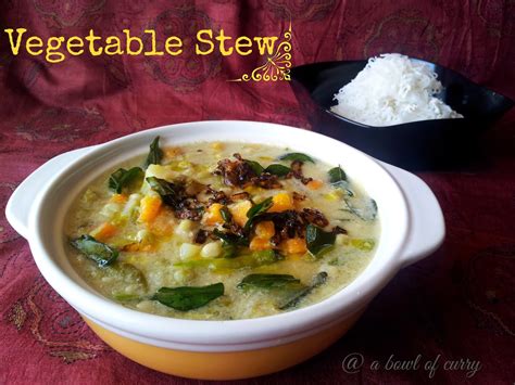 A Bowl Of Curry Vegetable Stew Kerala Style