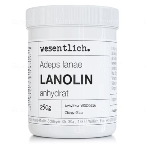 Lanolin Wollfett Anhydrat 250g Wasserfrei Und Kaum Geruch Von