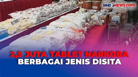 Polisi Bongkar Industri Rumahan Narkoba Di Bogor Juta Tablet