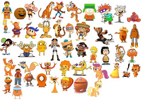 Orange Characters By Greenteen80 On Deviantart