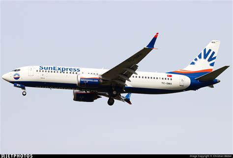 TC SMA Boeing 737 8 MAX SunExpress Christian Weber JetPhotos