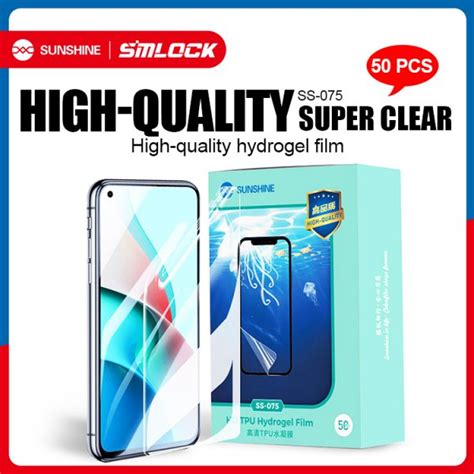 SUNSHINE HYDROGEL FILM SS 075 50pcs HIGH QUALITY HD TPU