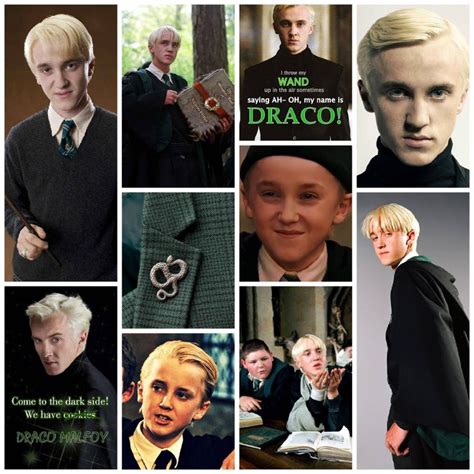 Draco Malfoy Slytherin Aesthetic Wall Collage Kit Harry Etsy